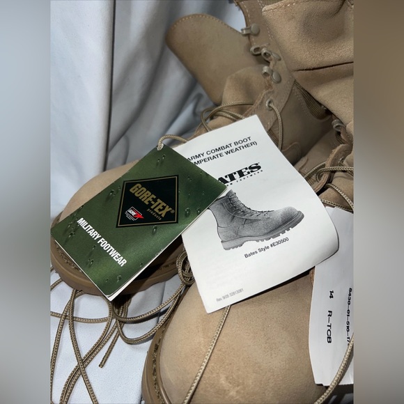 Bates Men's Size 14 R Combat Boots Gore-Tex E30500 Military Footwear Temperate - Picture 11 of 12